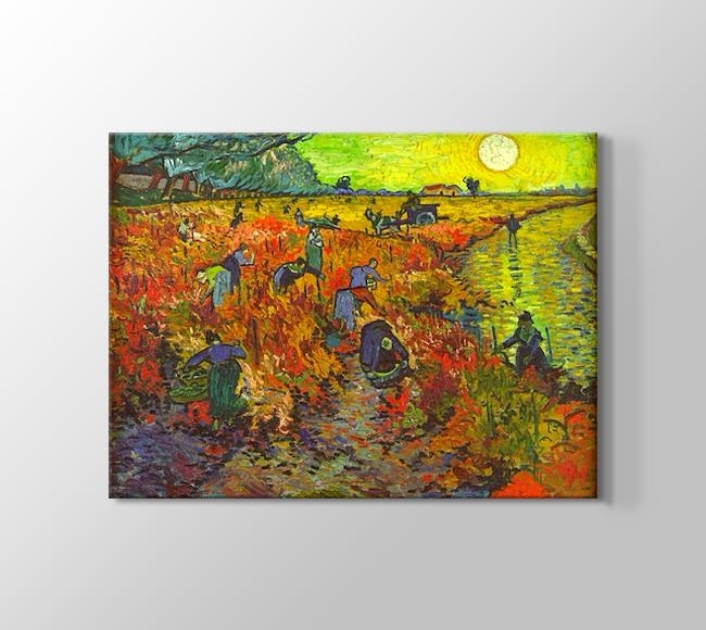  Vincent van Gogh The Red Vineyard - Kırmızı Üzüm Bağları