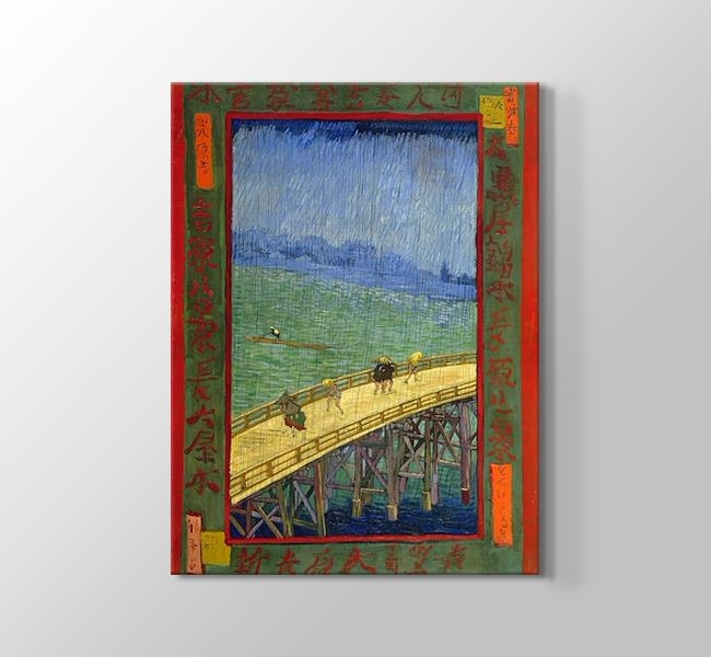  Vincent van Gogh Bridge in The Rain - Yağmurda Köprü