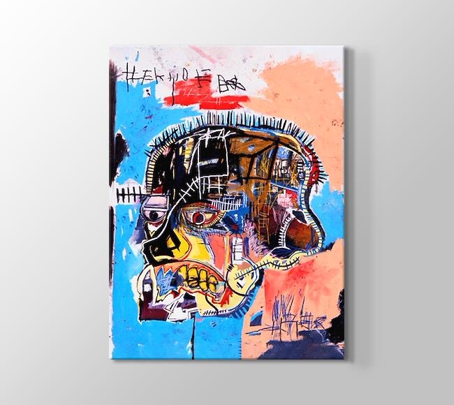  Jean-Michel Basquiat Colorful Skull