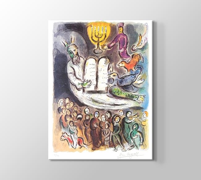  Marc Chagall Moses shows the Tables of the Law, from the Book of Exodus