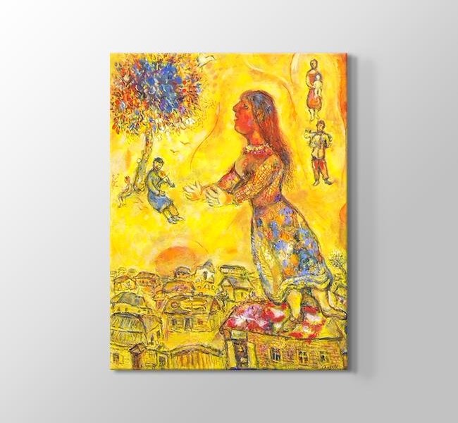  Marc Chagall Arbre et maisons