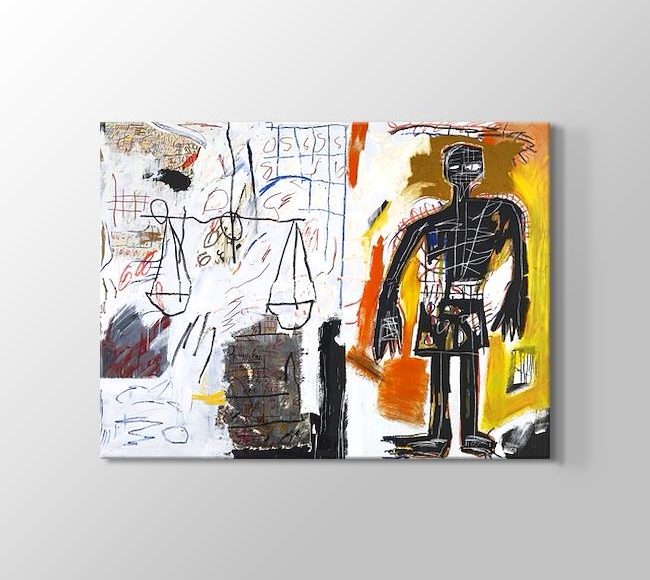  Jean-Michel Basquiat Black Figure 82