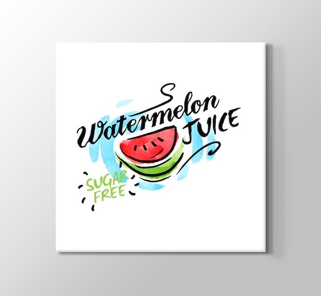  Karpuz Suyu - Watermelon Juice - Sulu Boya Deseni