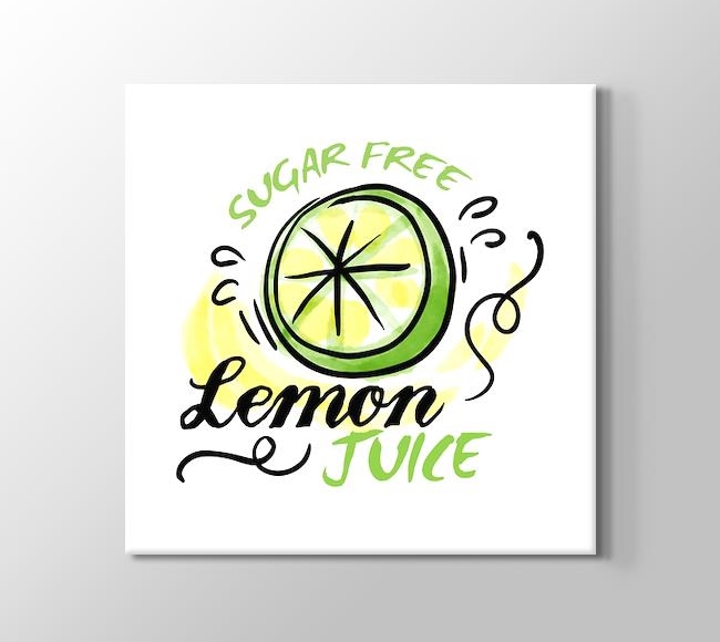  Limon Suyu - Lemon Juice - Sulu Boya Deseni