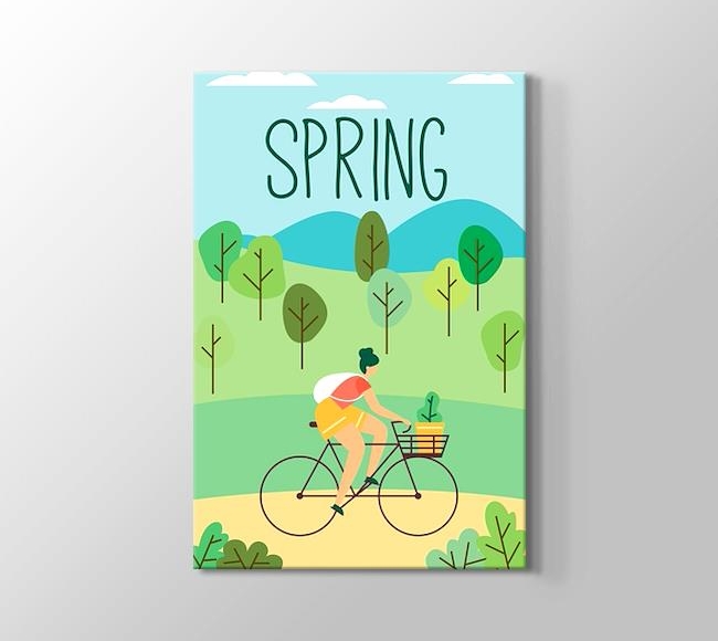  İlkbahar Mevsiminde Bisiklet Sürmek