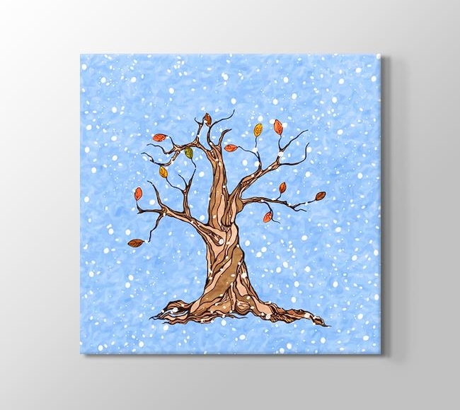 Kış Mevsimi - Ağacın Kışa Dayanışı