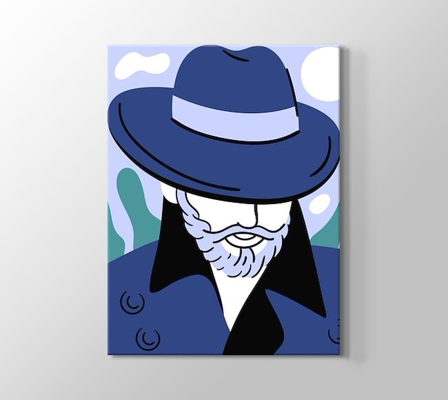  Mavi Şapkalı Sakallı Adam - 2
