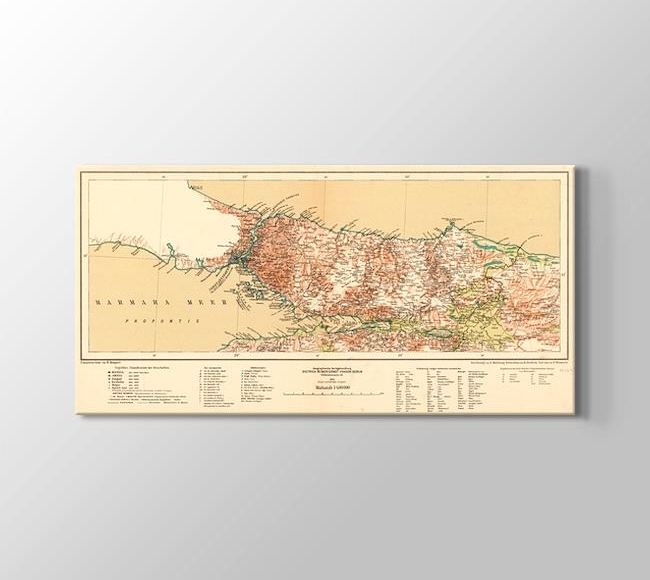  1912 Yılı İstanbul Haritası