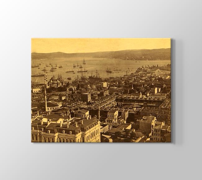  1860 Yılından İstanbul Boğaz Manzarası