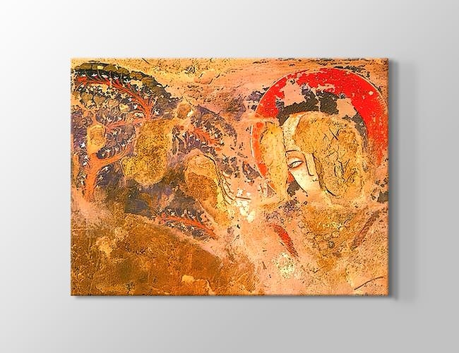 Afghanistan oil Paintings - Dünyanın bilinen en eski yağlı boya tablosu  Kanvas tablosu
