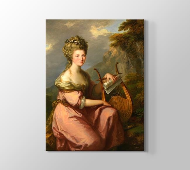  Angelica Kauffman Portrait of Sarah Harrop as a Muse