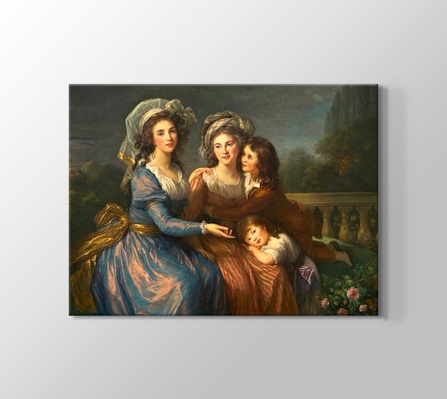  Elisabeth Louise Vigee Le Brun The Marquise de Pezay, and the Marquise de Rouge with Her Sons Alexis and Adrien