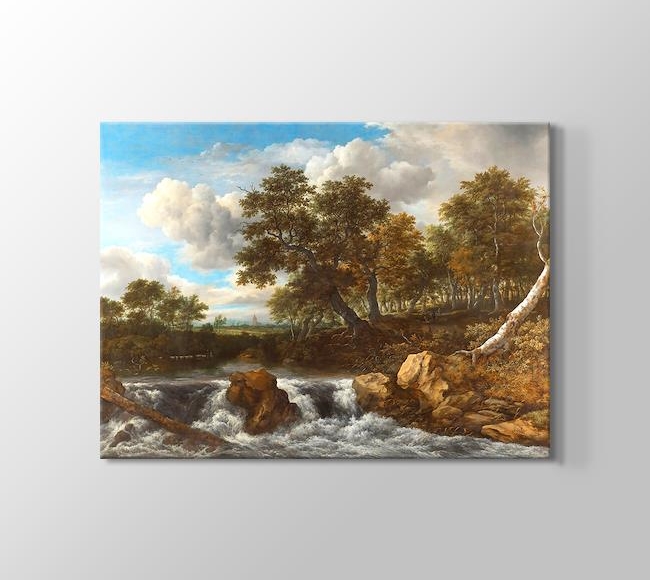  Jacob van Ruisdael Landscape with Waterfall