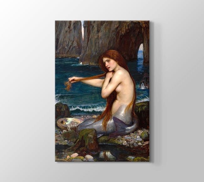  John William Waterhouse A Mermaid - Bir Deniz Kızı