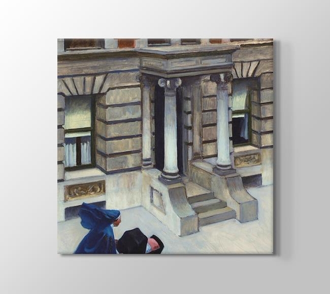  Edward Hopper New York Pavements - Square