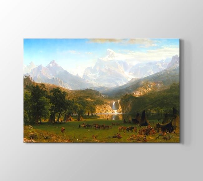  Albert Bierstadt The Rocky Mountains, Lander's Peak - Rocky Dağları