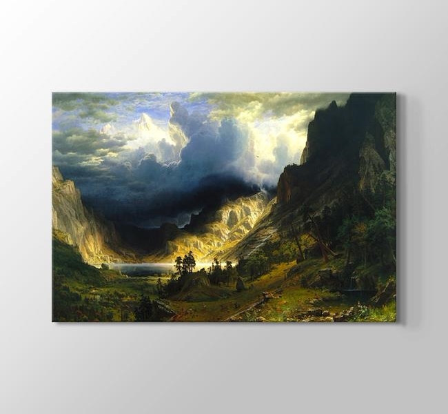  Albert Bierstadt A Storm in the Rocky Mountains, Mt  Rosalie