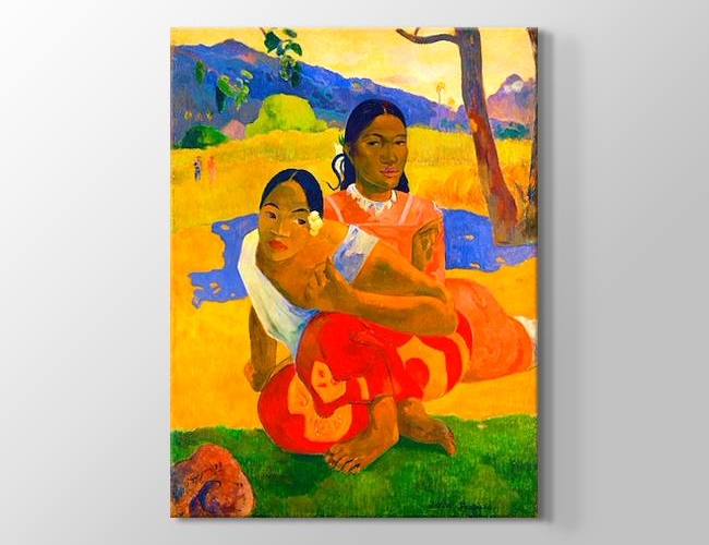 When Will You Marry - Ne Zaman Evleneceksin - 1892 Paul Gauguin Kanvas tablosu
