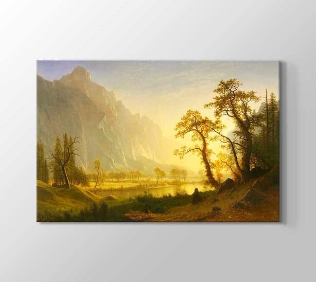  Albert Bierstadt Sunrise, Yosemite Valley
