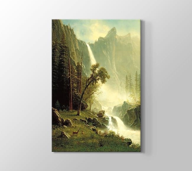  Albert Bierstadt Bridal Veil Falls, Yosemite