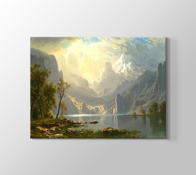  Albert Bierstadt In the Sierras