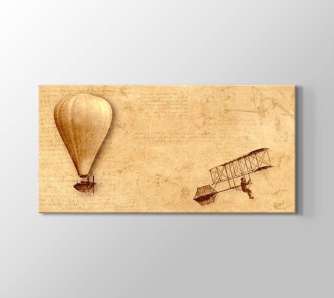  Uçan Balon ve Çift Kanatlı Uçak Proje Çizimleri