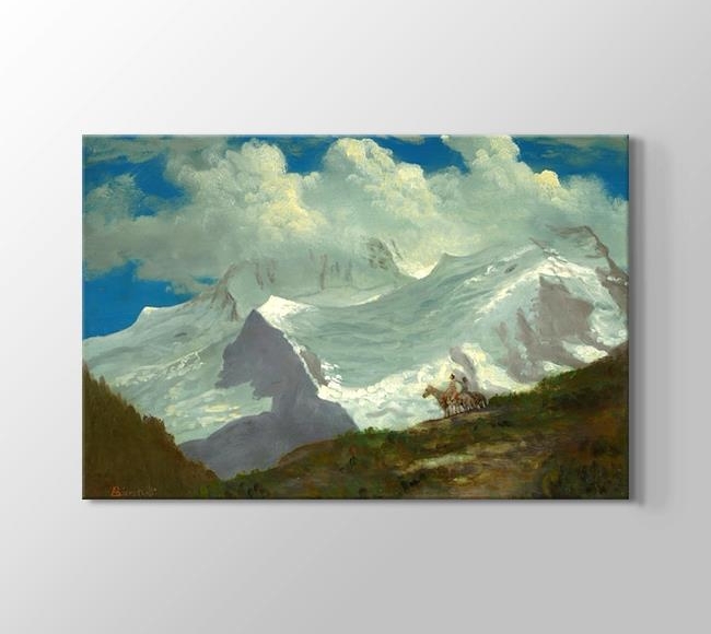  Albert Bierstadt In the Rockies