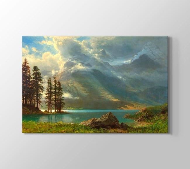  Albert Bierstadt Scenery in the Grand Tetons