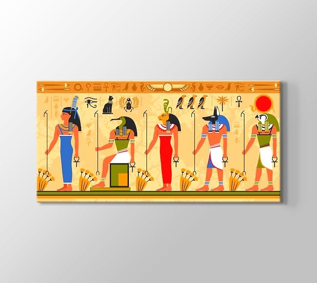 Mısır Piramitleri Duvardaki Çizimler