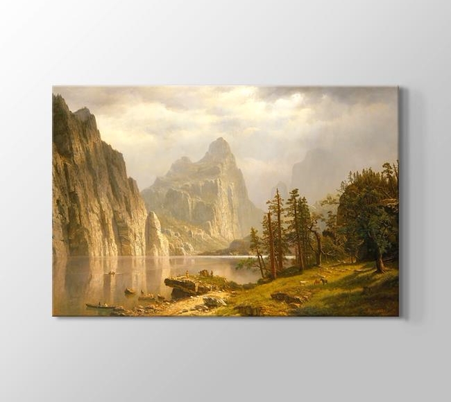  Albert Bierstadt Merced River, Yosemite Valley