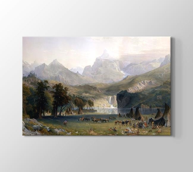  Albert Bierstadt The Rocky Mountains, Lander's Peak