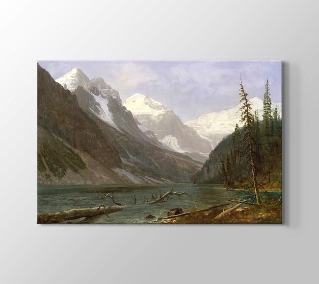 Albert Bierstadt Canadian Rockies - Lake Louise
