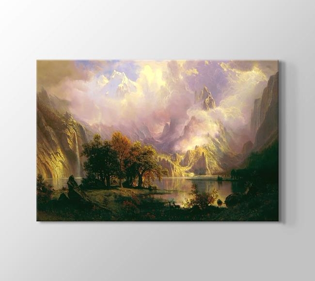  Albert Bierstadt Rocky Mountain Landscape