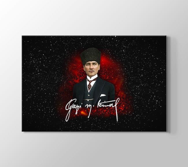  Yıldızlı Fonda Atatürk ve İmzası