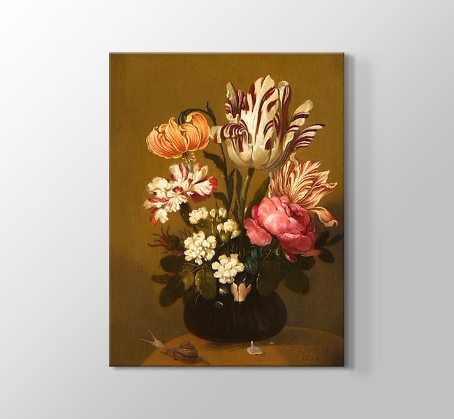  Hans Gillisz Bollongier Flower Still Life - Natürmort Çiçek