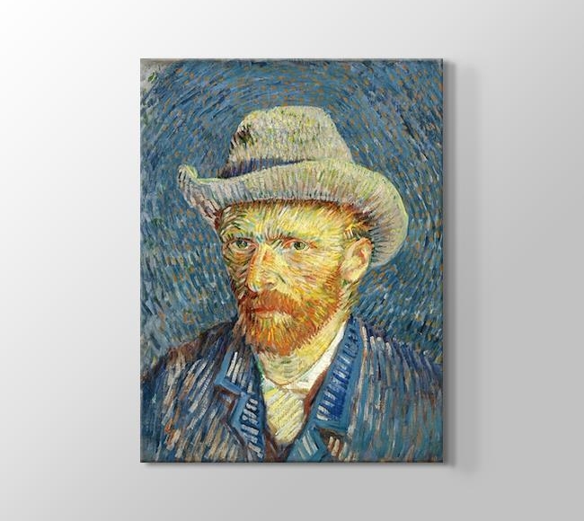  Vincent van Gogh Self-portrait with grey felt hat 1887