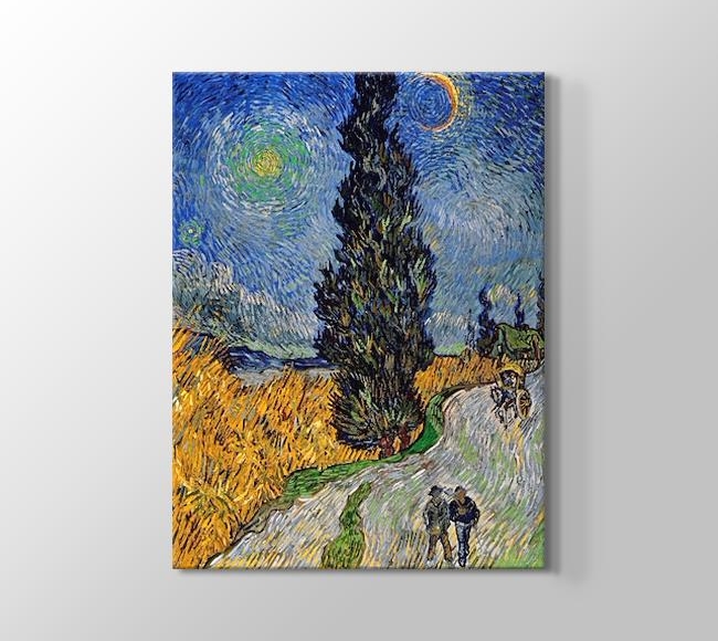  Vincent van Gogh Country road in Provence by night
