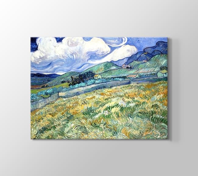  Vincent van Gogh Landscape from Saint-Remy
