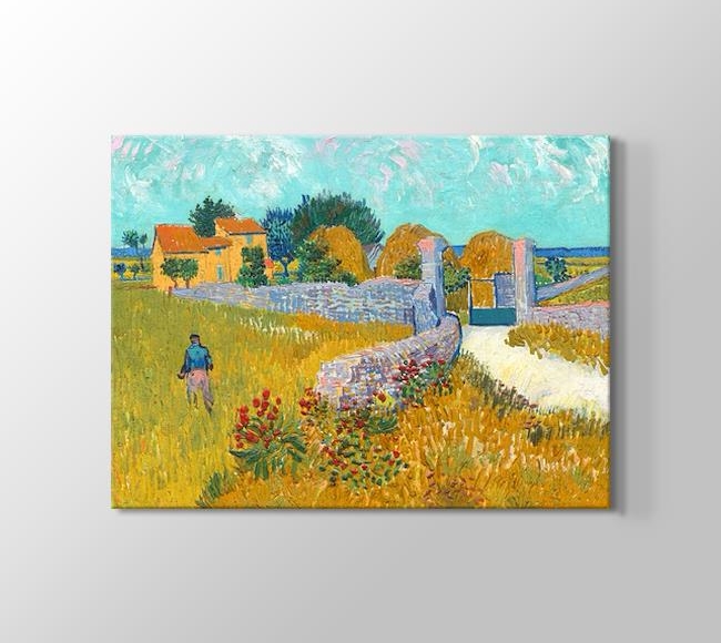  Vincent van Gogh Farmhouse in Provence - 1888