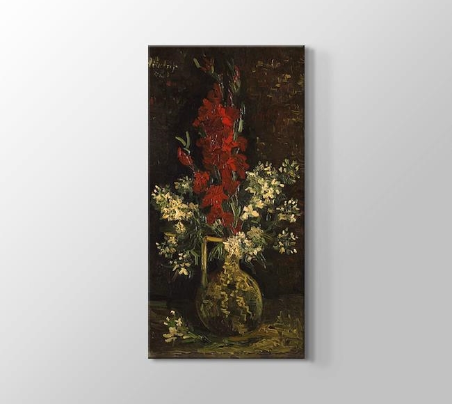  Vincent van Gogh Vase with Red and White Flowers
