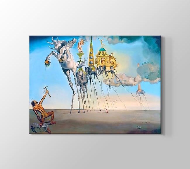  Salvador Dali The Temptation of Saint Anthony - Saint Anthony'nin Baştan Çıkışı