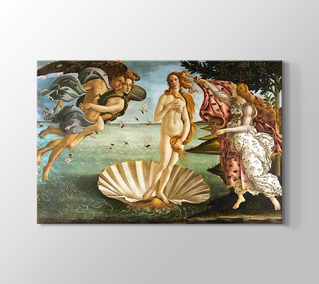 Venüs'ün Doğuşu - La nascita di Venere - Kanvas Tablosu