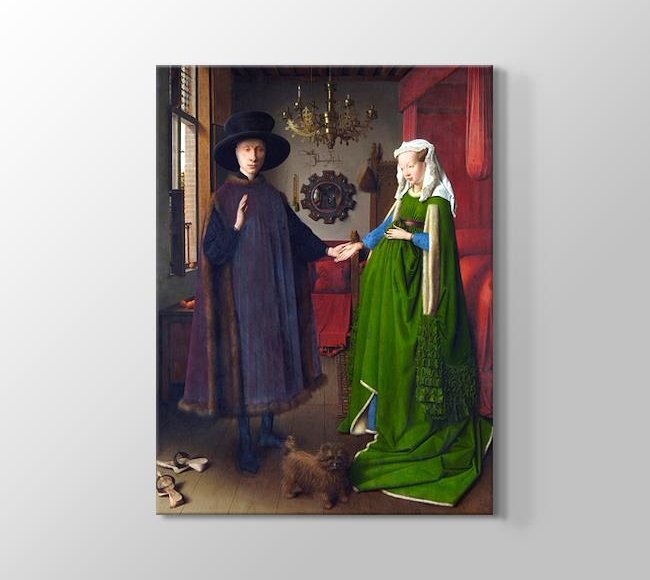  Jan van Eyck Arnolfini'nin Evlenmesi - Arnolfini Portrait