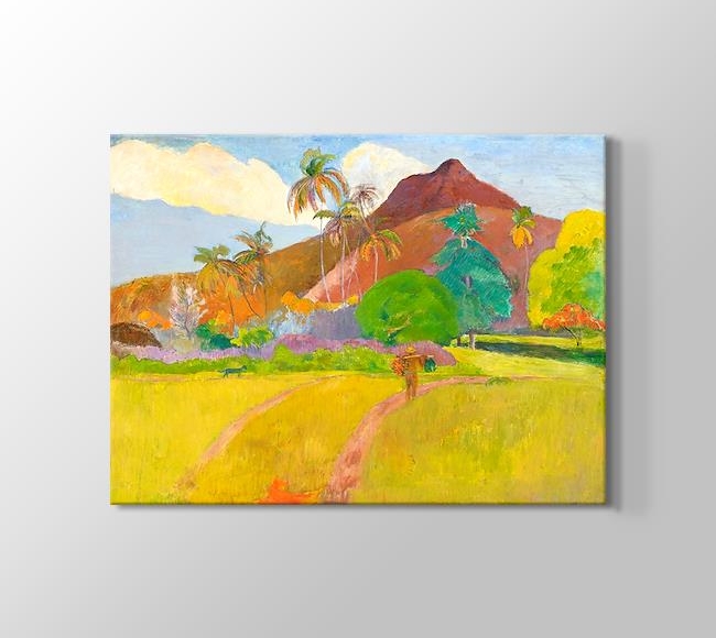  Paul Gauguin Tahitian Landscape Mountain
