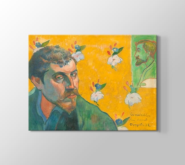  Paul Gauguin Self-portrait with portrait of Bernard - Les Miserables