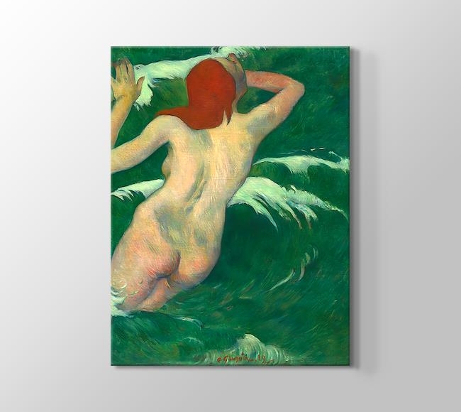  Paul Gauguin In the Waves - Dans les Vagues