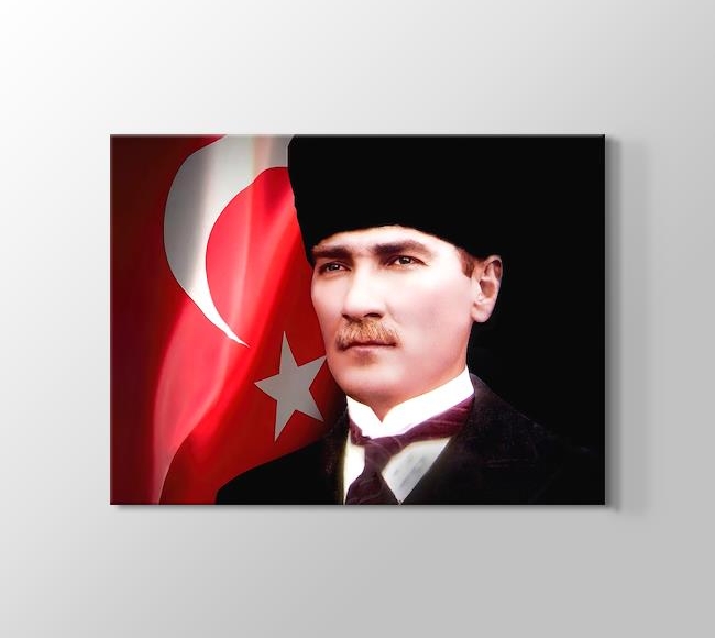  Atatürk ve Türk Bayrağı - Kurumsal Yatay