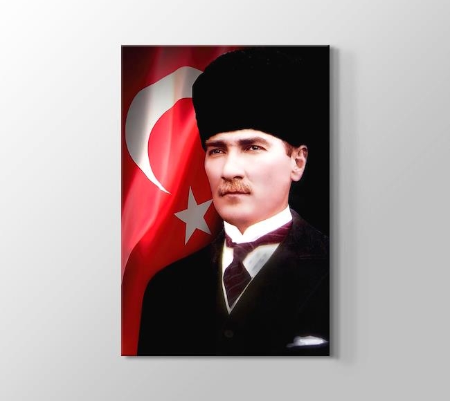  Atatürk ve Türk Bayrağı - Kurumsal Dikey