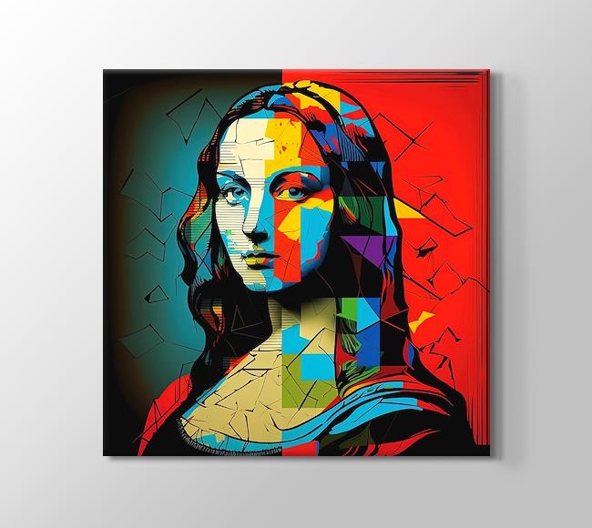  Thart Mona Lisa - Pop Art Painting Style