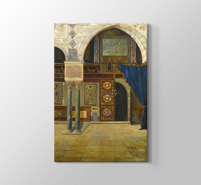 Cami Kapısı - Kanvas Tablosu